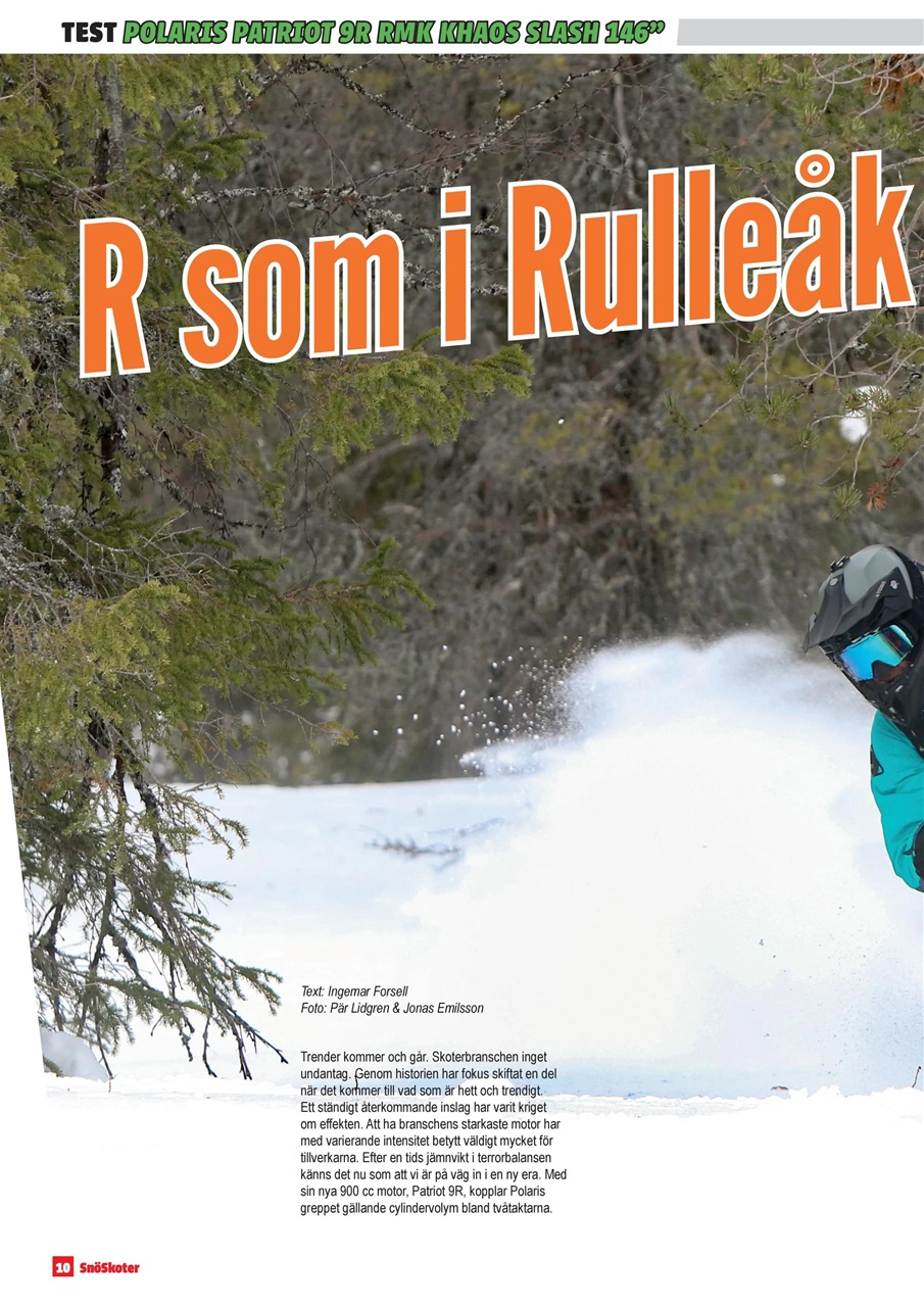 Tidningen Snöskoter Preview Pages