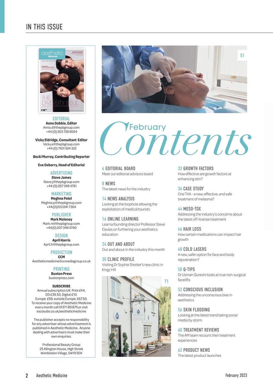 Aesthetic Medicine Preview Pages