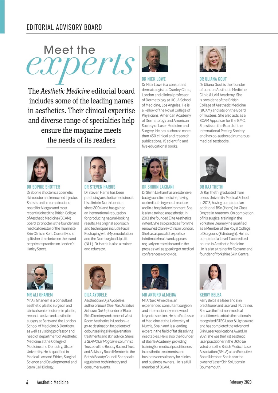 Aesthetic Medicine Preview Pages