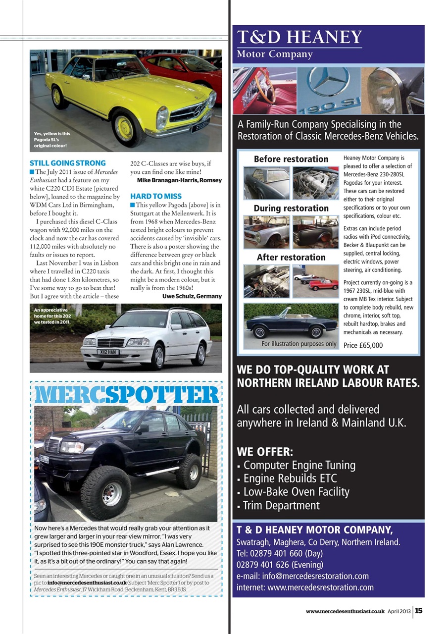 Mercedes Enthusiast Preview Pages