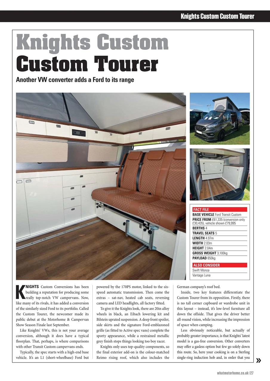 What Motorhome magazine Preview Pages