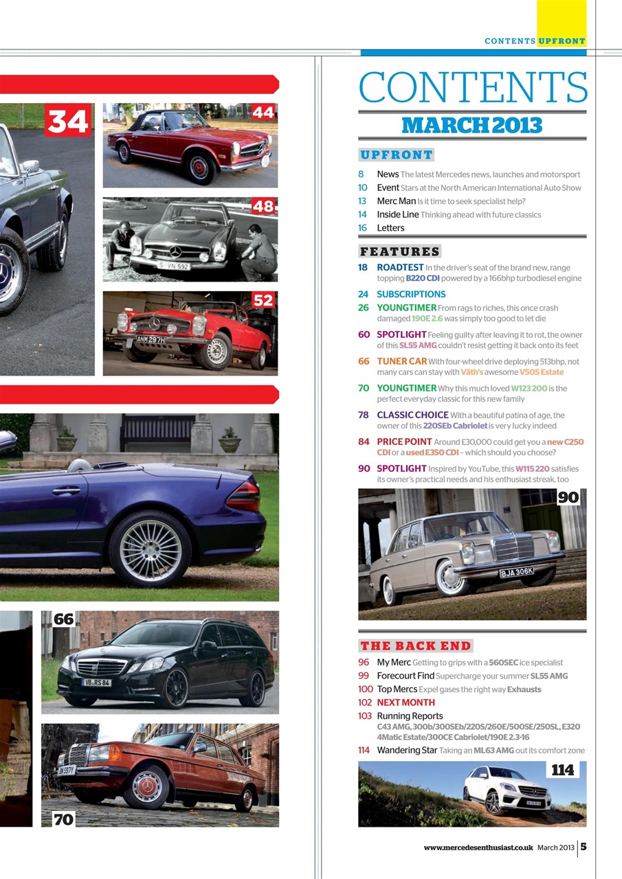 Mercedes Enthusiast Preview Pages