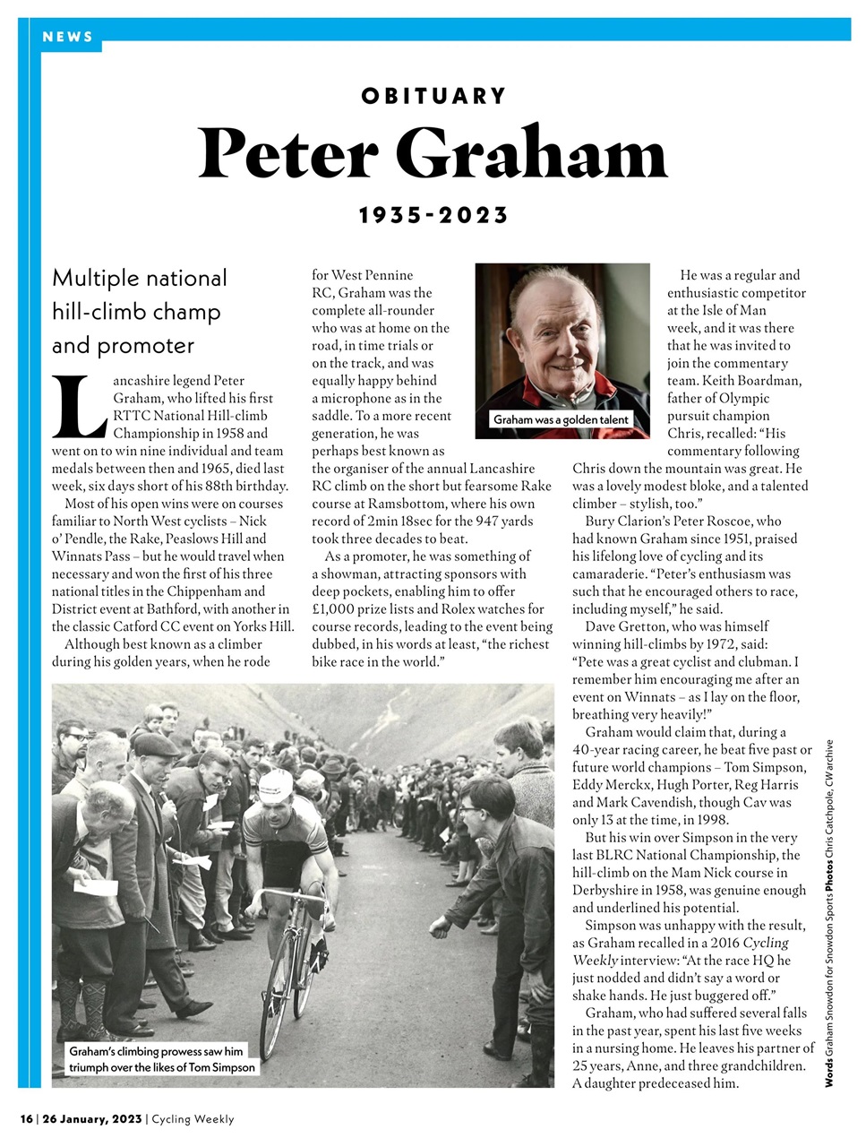 Cycling Weekly Preview Pages