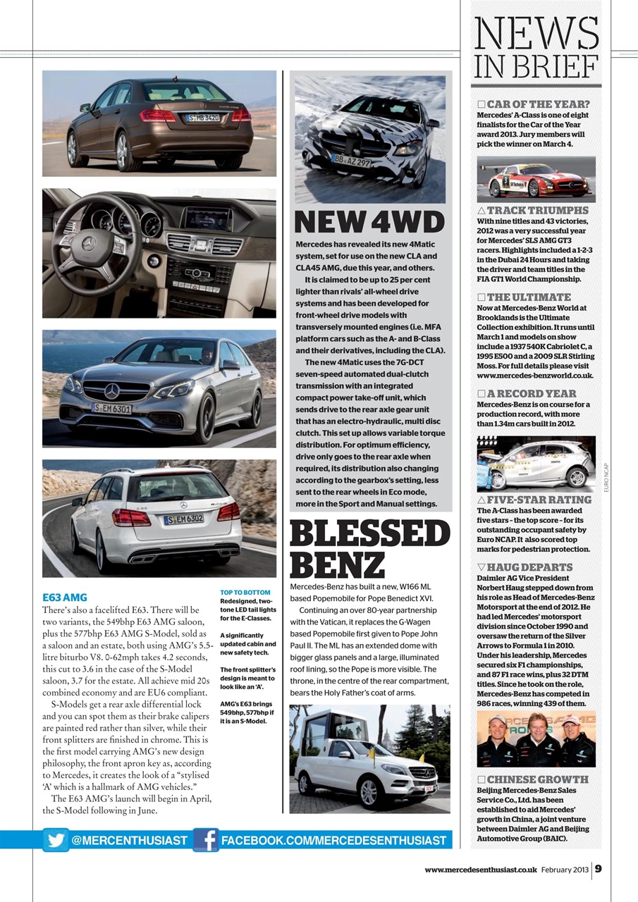 Mercedes Enthusiast Preview Pages