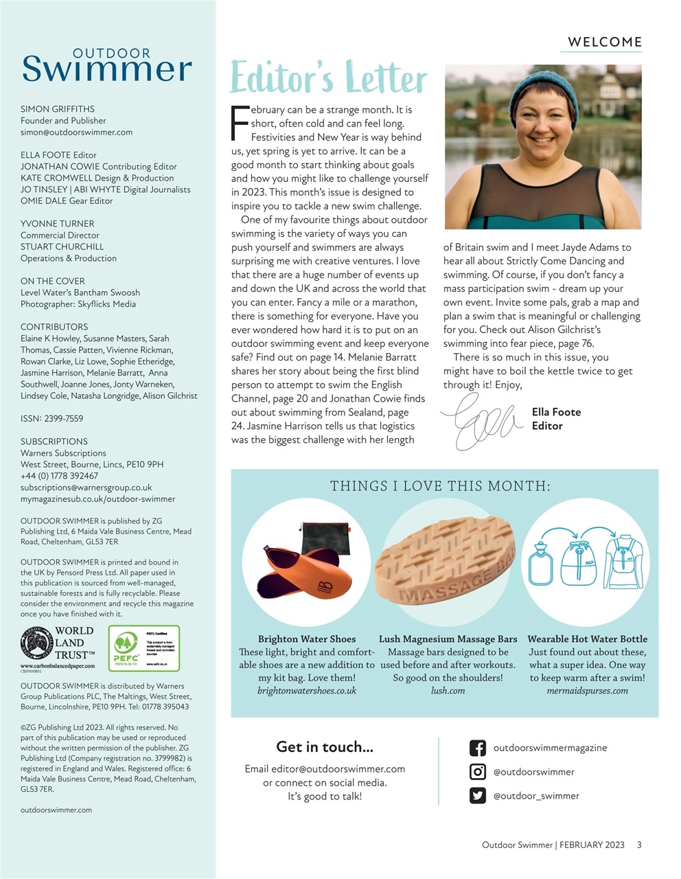 Outdoor Swimmer Preview Pages