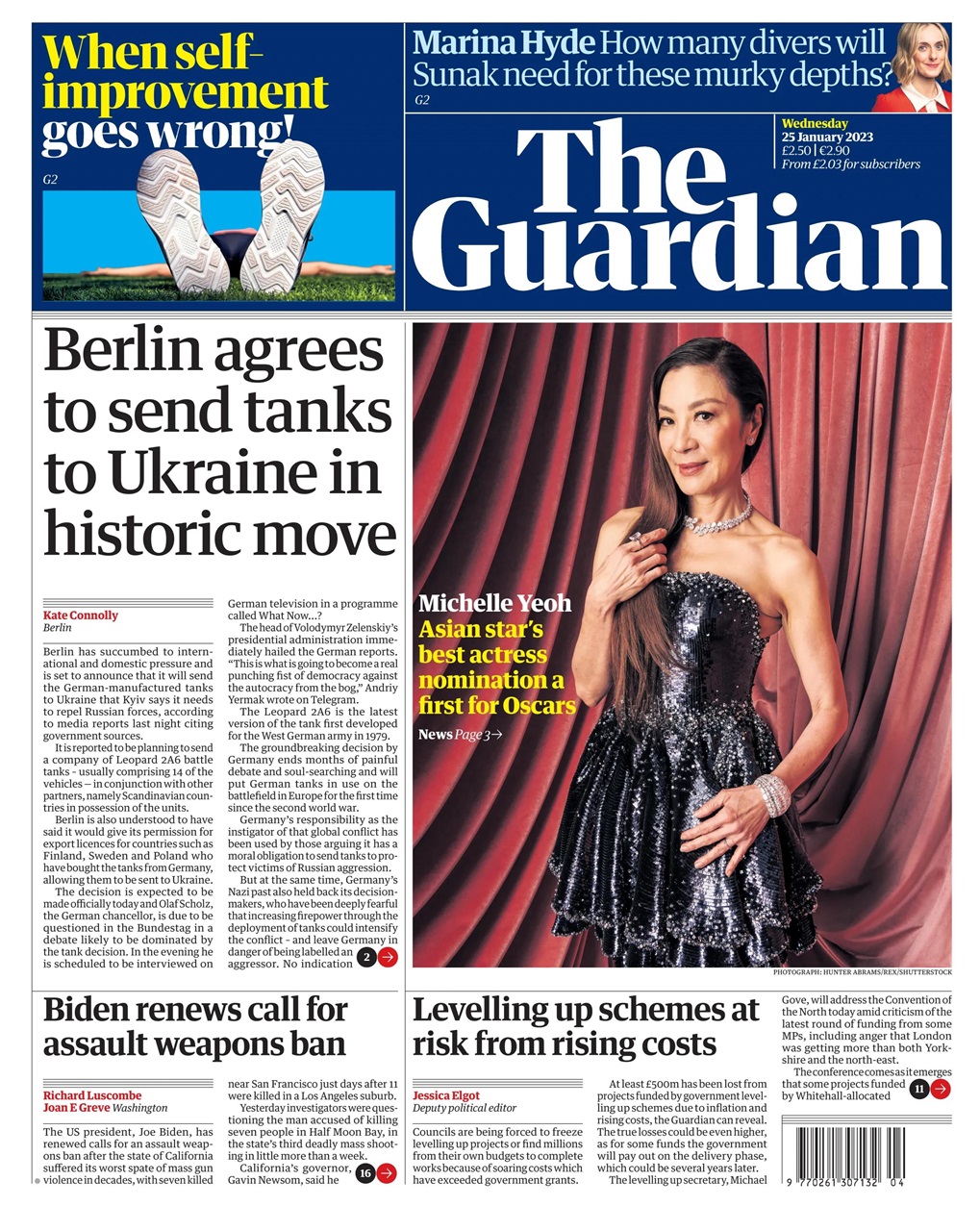 The Guardian Newspaper Preview Pages