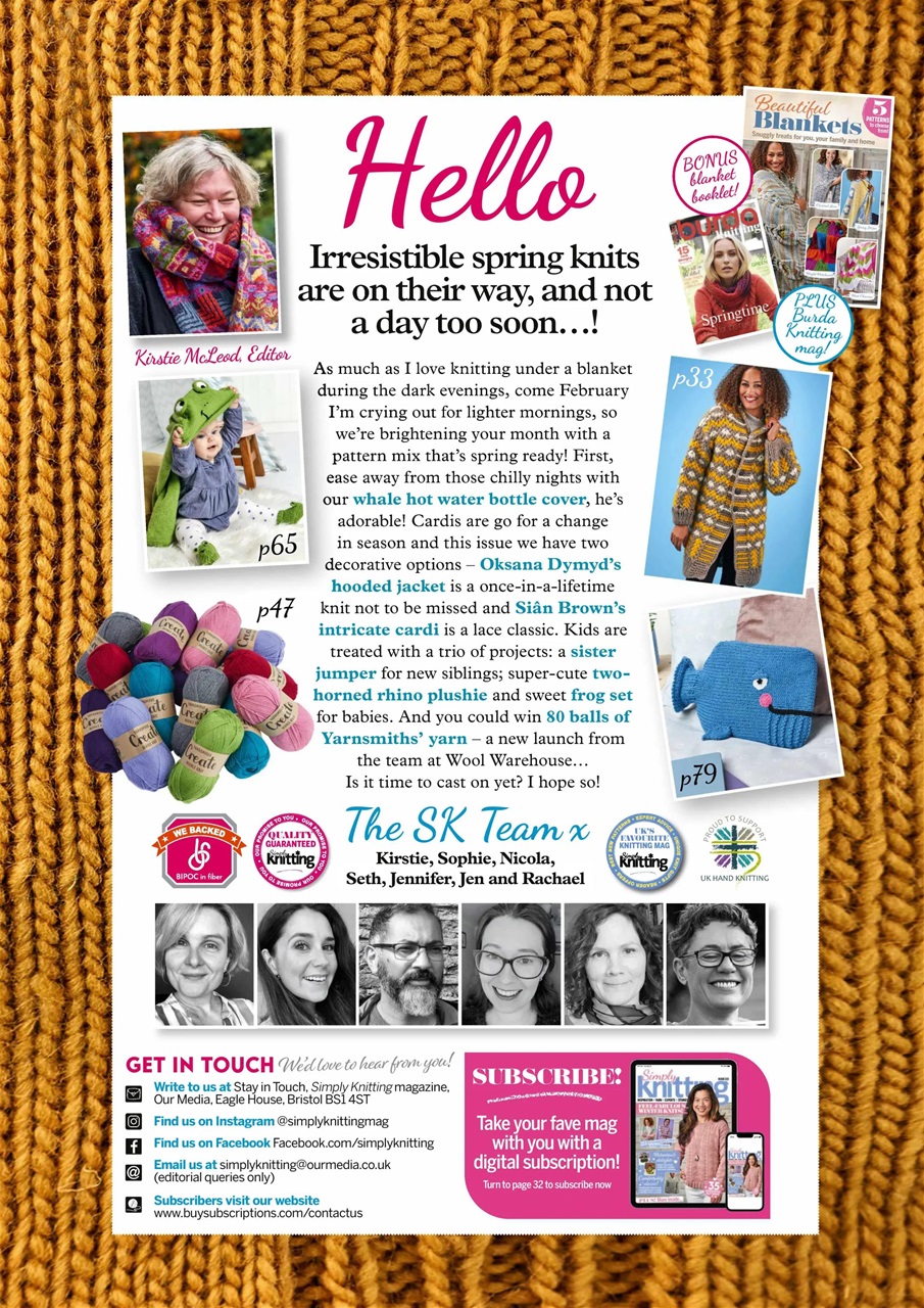 Simply Knitting Preview Pages