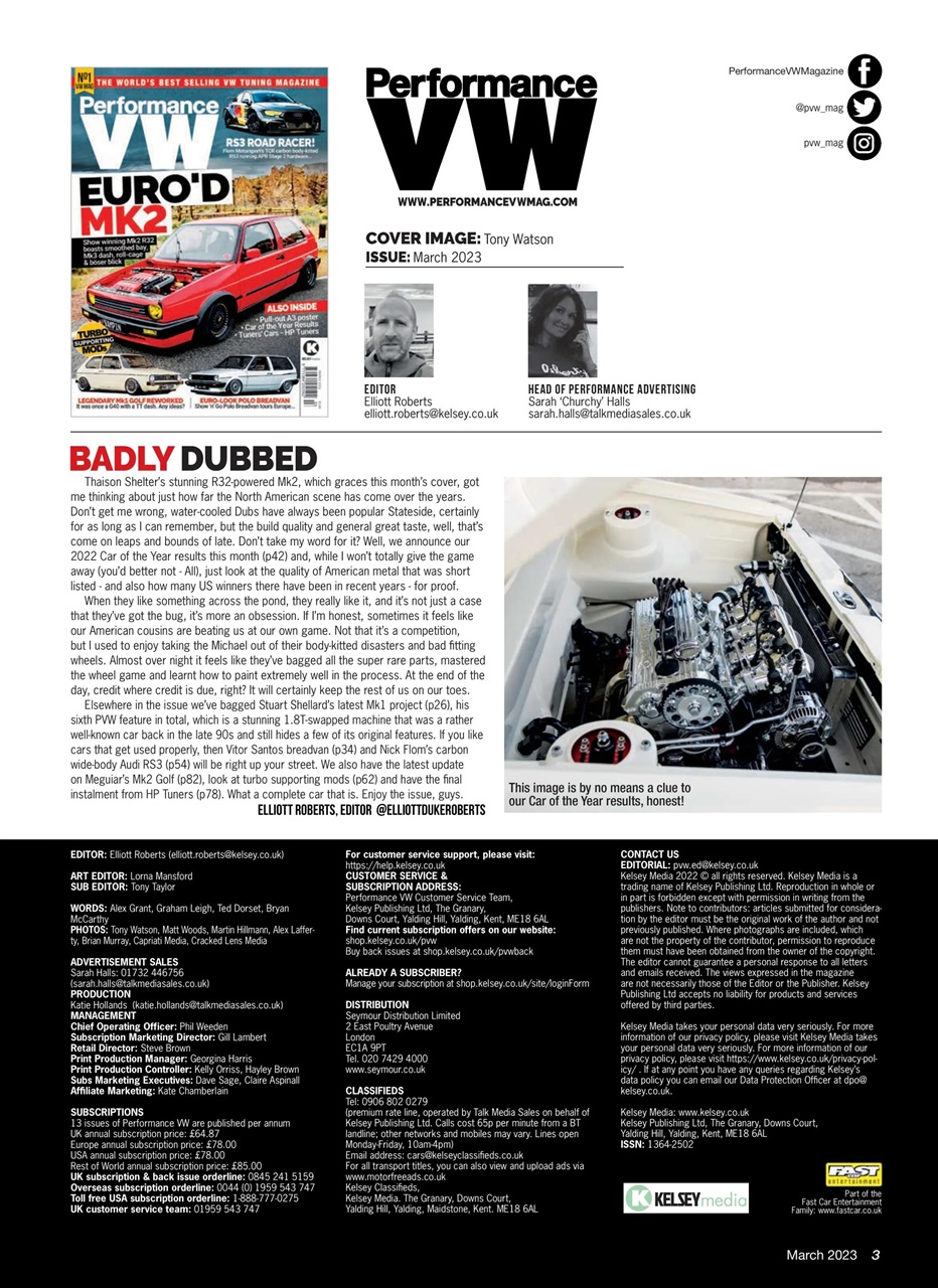 Performance VW Preview Pages