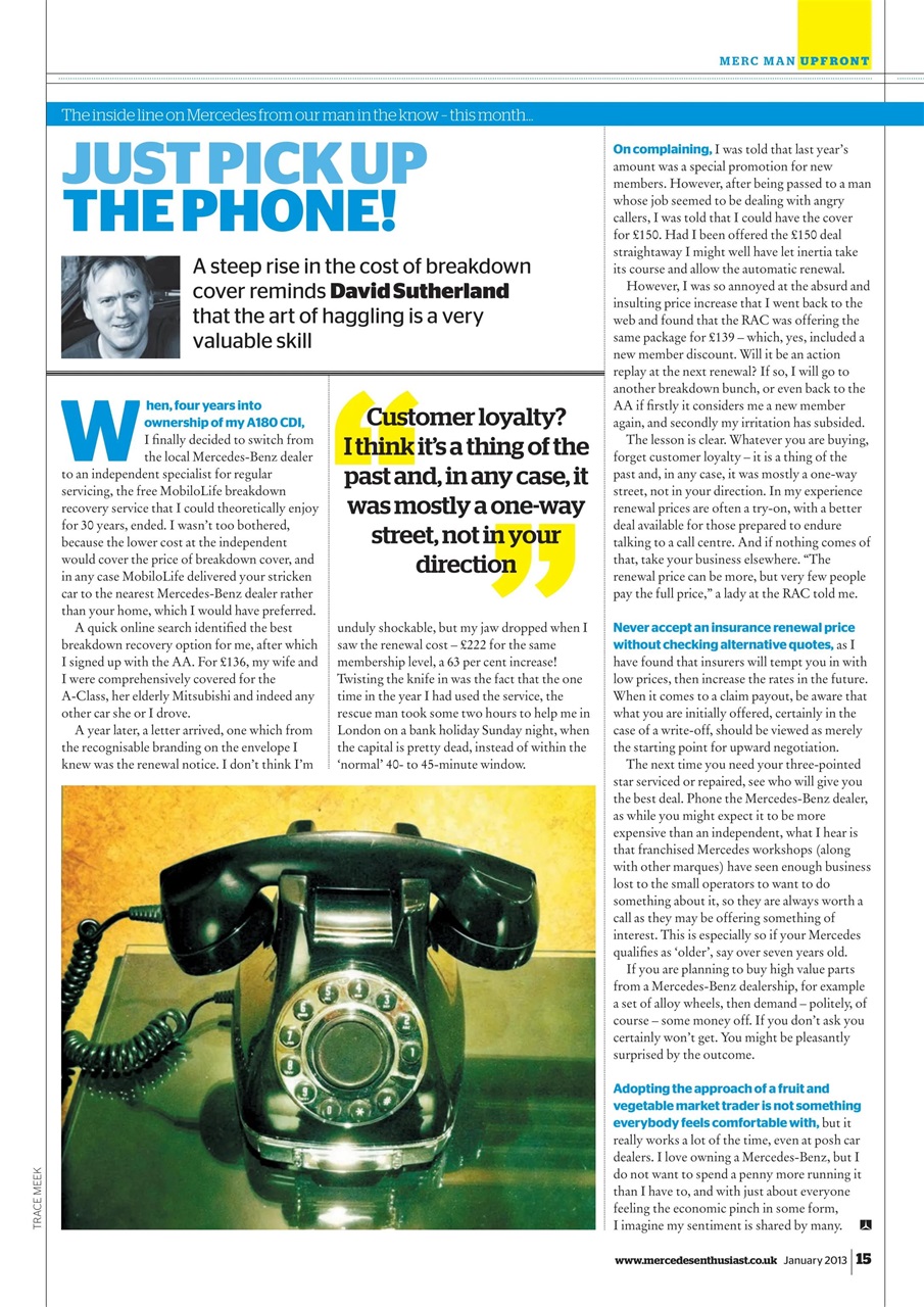 Mercedes Enthusiast Preview Pages