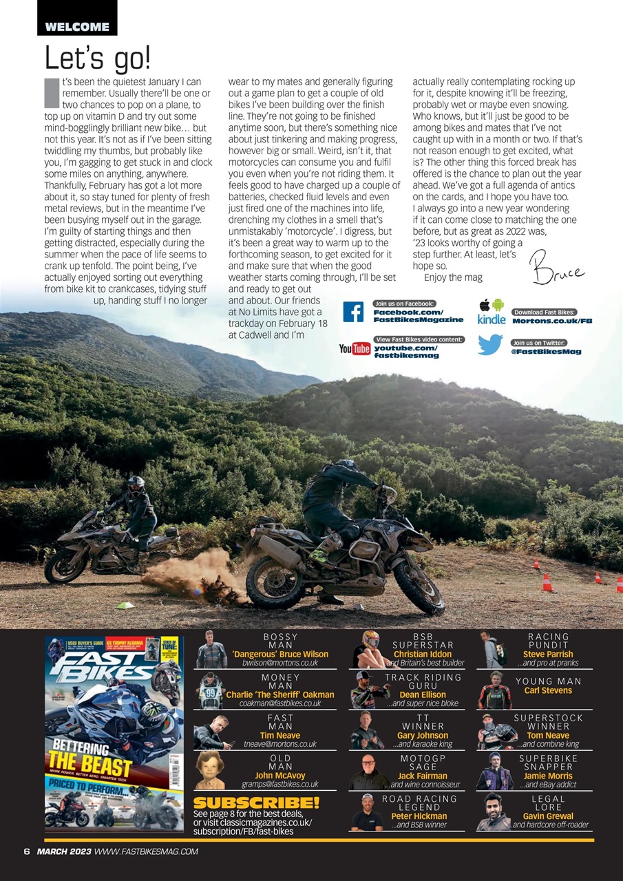Fast Bikes Preview Pages