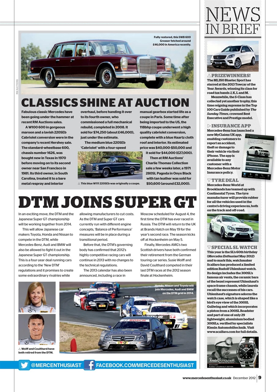 Mercedes Enthusiast Preview Pages