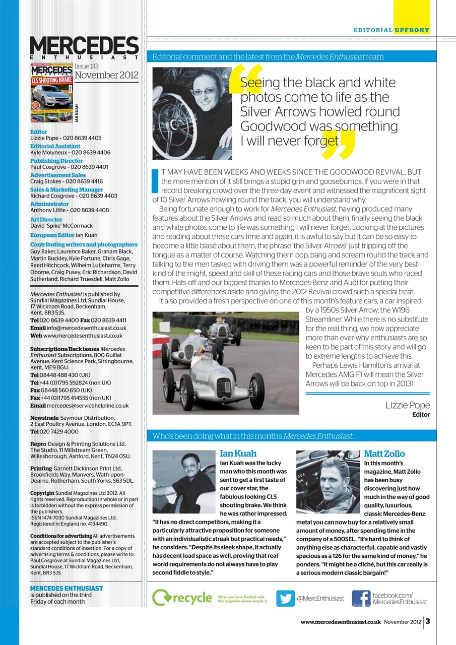 Mercedes Enthusiast Preview Pages