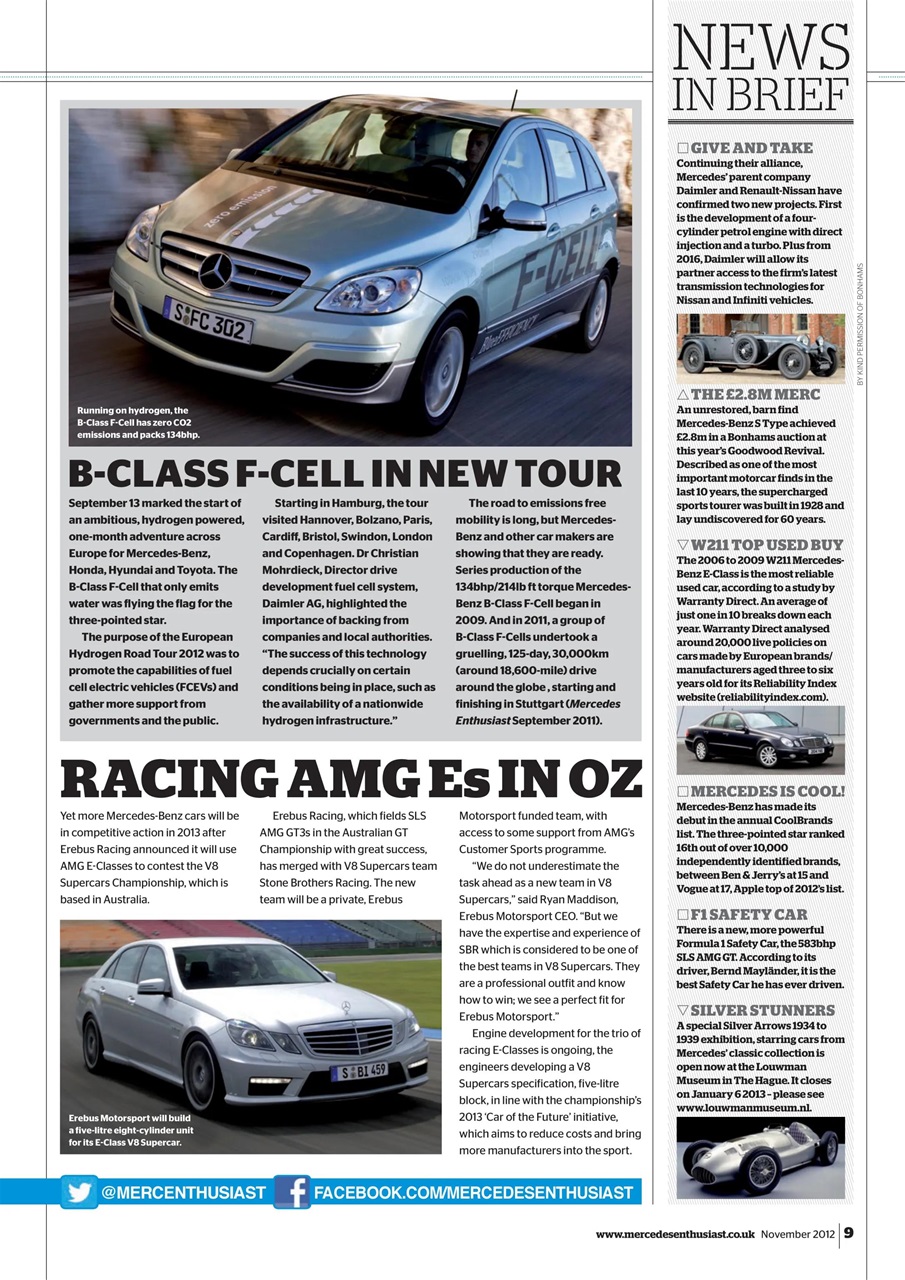 Mercedes Enthusiast Preview Pages