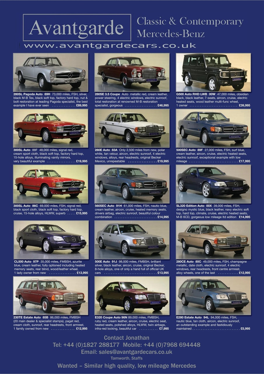 Mercedes Enthusiast Preview Pages