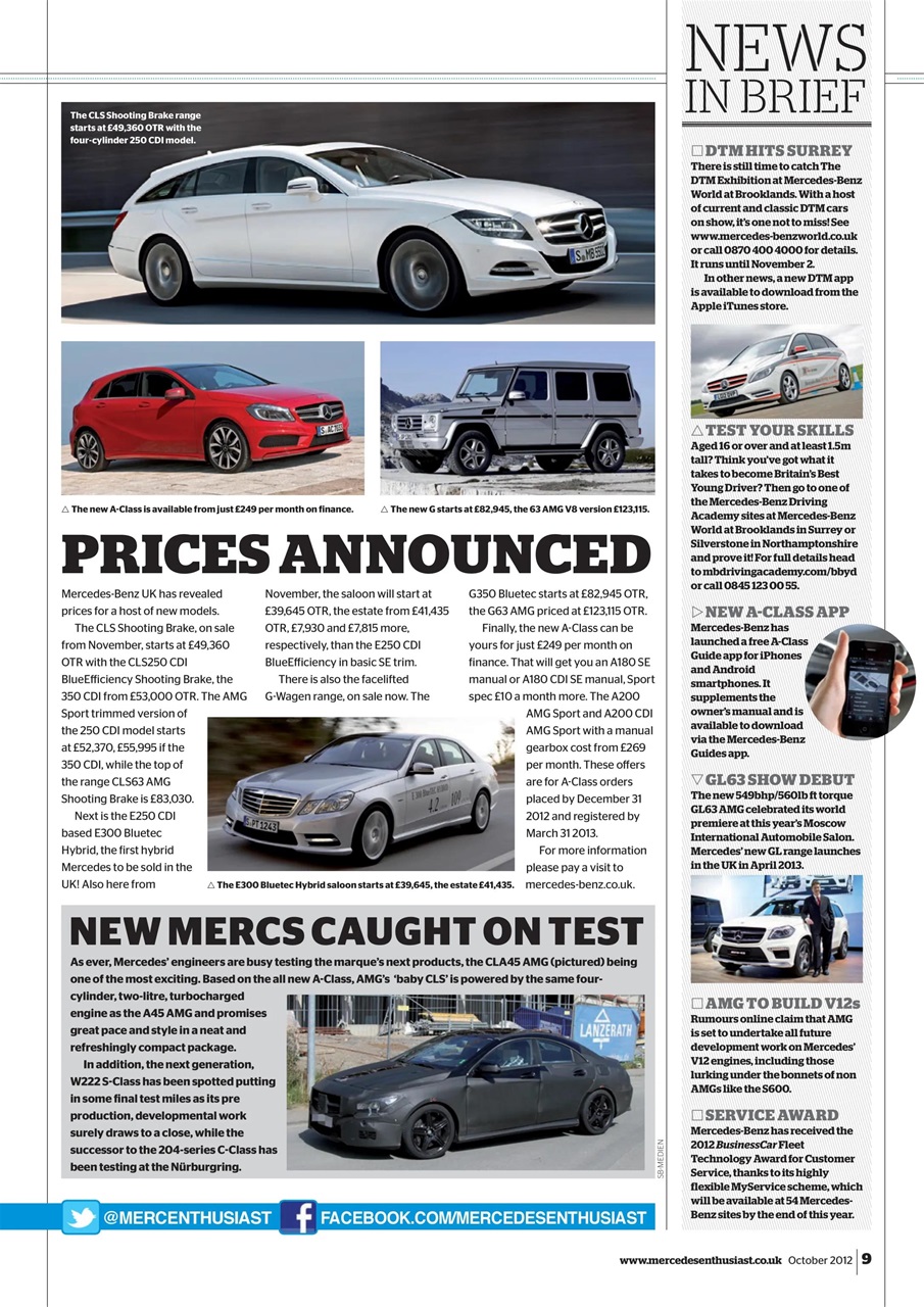 Mercedes Enthusiast Preview Pages