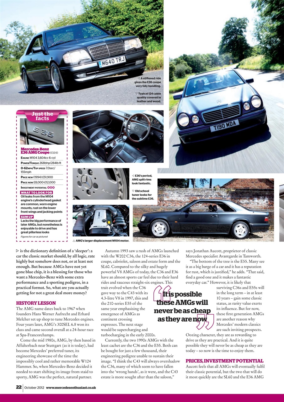 Mercedes Enthusiast Preview Pages