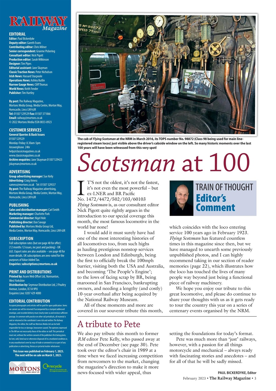 Railway Magazine Preview Pages