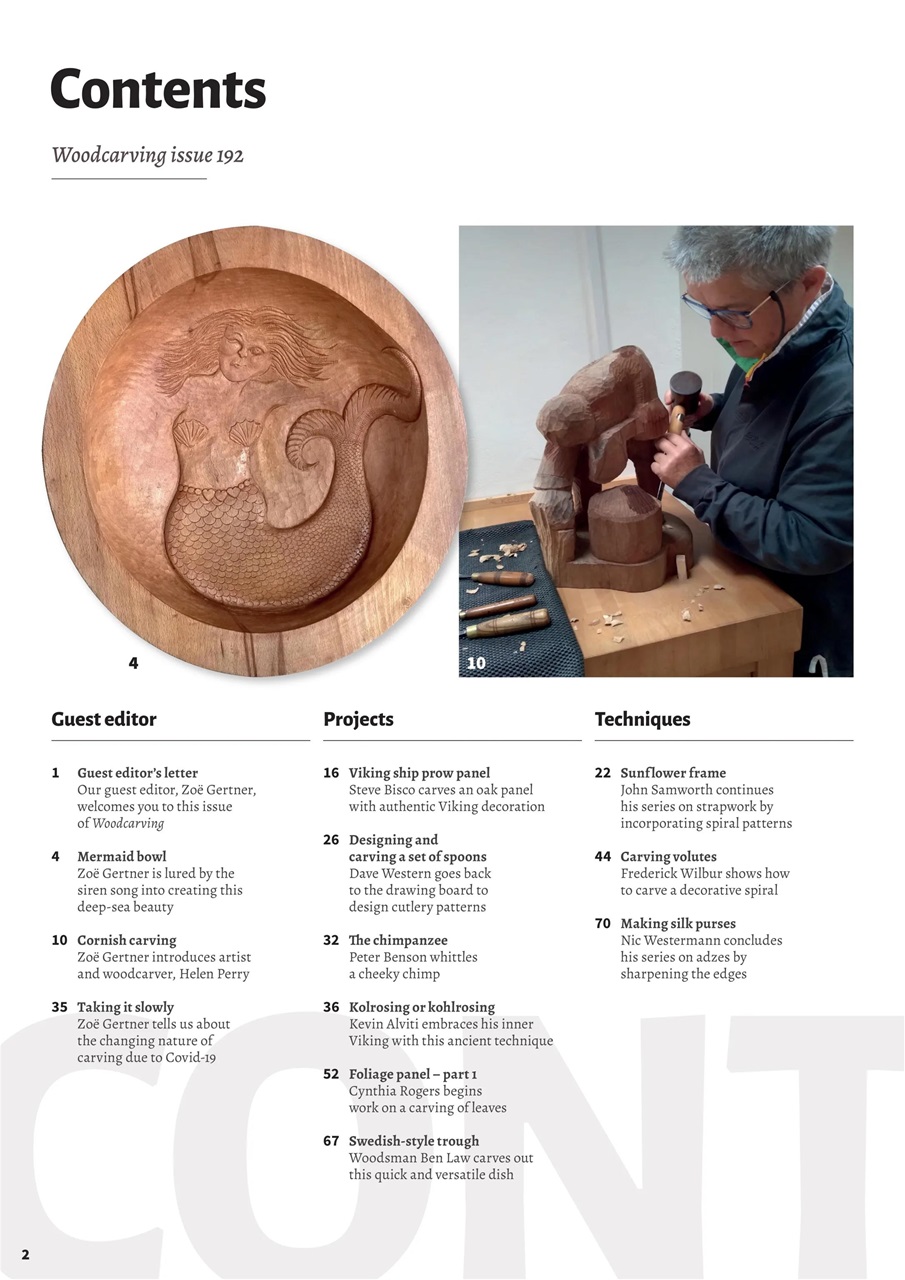 Woodcarving Preview Pages