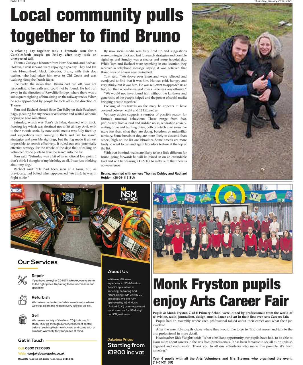 Selby Times Preview Pages