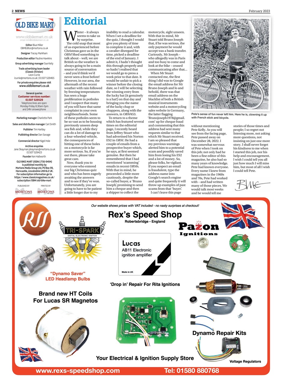 Old Bike Mart Preview Pages