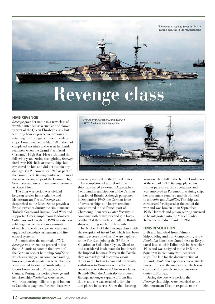 Battleships of WWII Preview Pages
