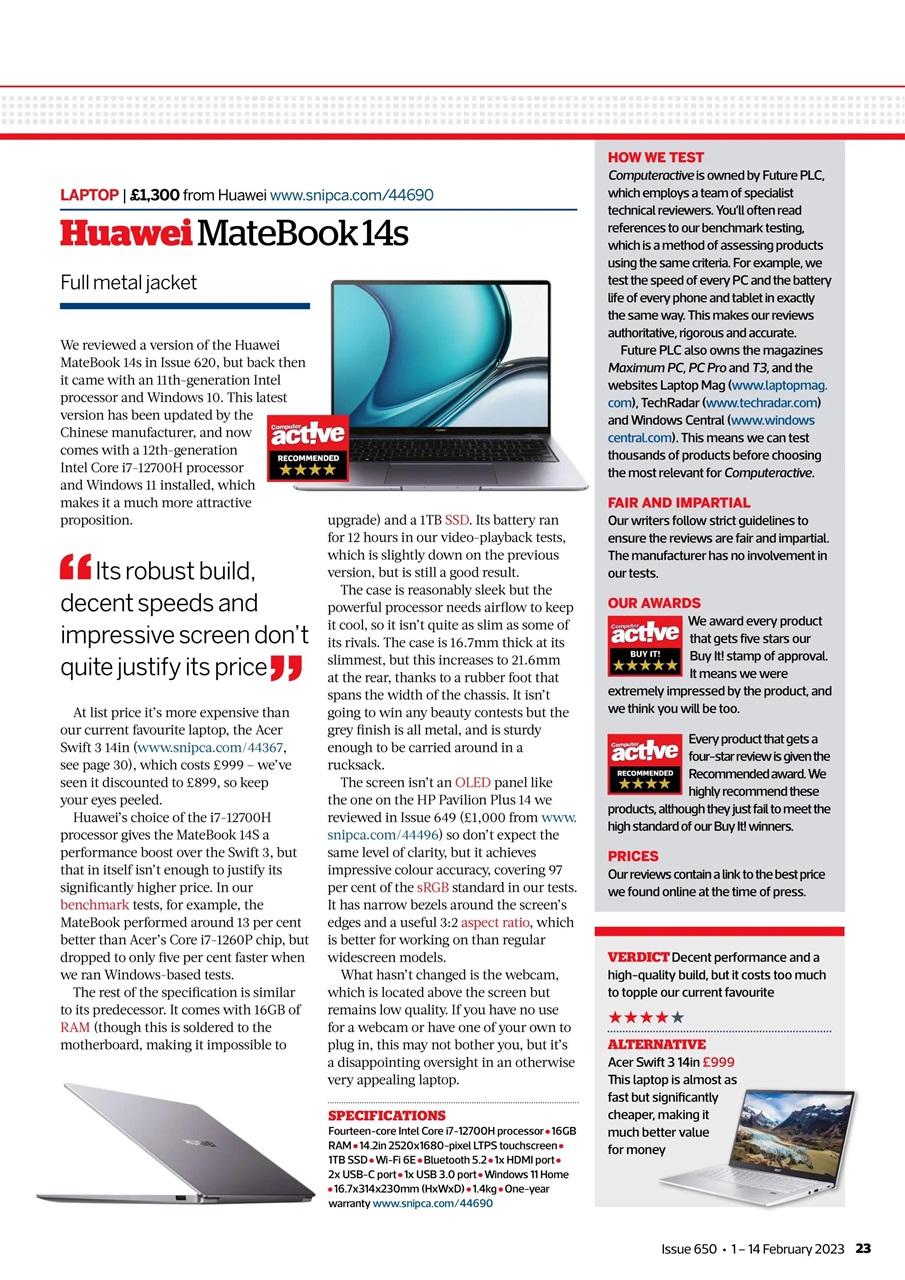 Computer Active Preview Pages