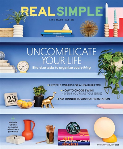 Real Simple issue Jan/Feb 2023