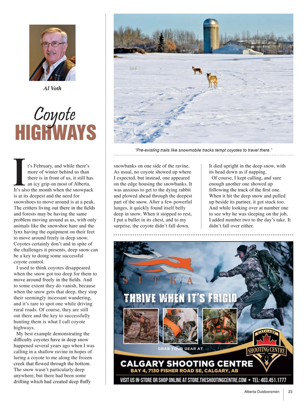 Alberta Outdoors Preview Pages