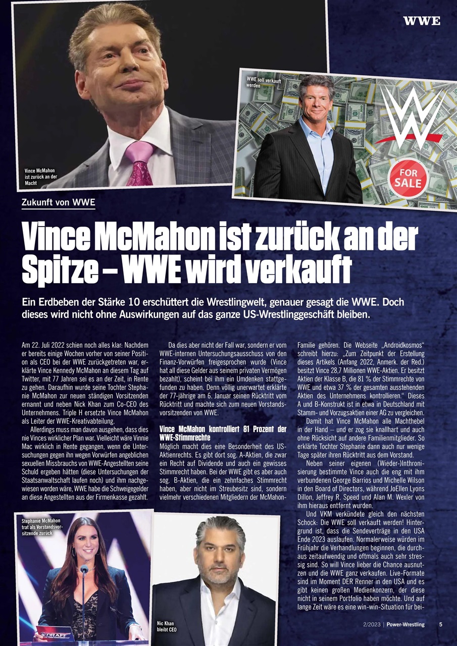 Power-Wrestling Preview Pages