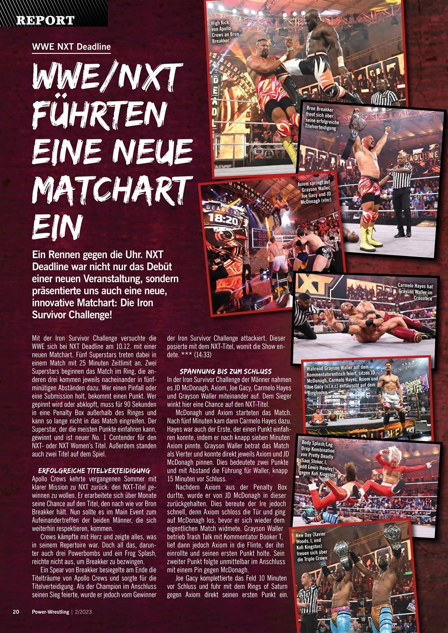 Power-Wrestling Preview Pages