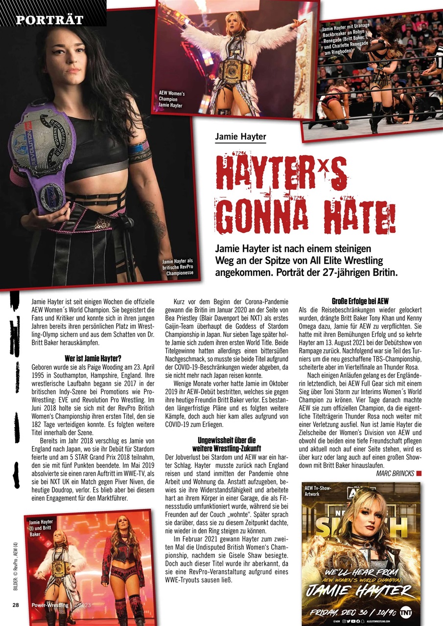 Power-Wrestling Preview Pages