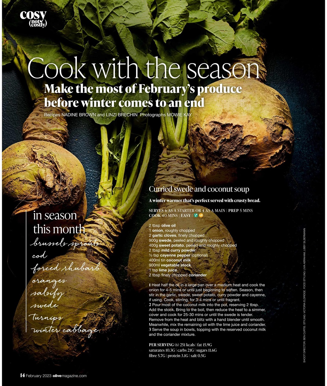 Olive Magazine Preview Pages