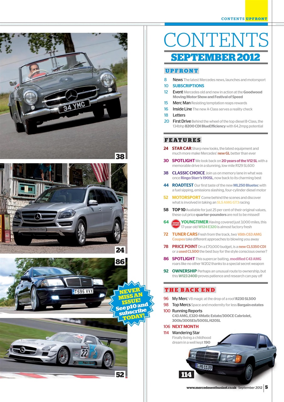 Mercedes Enthusiast Preview Pages