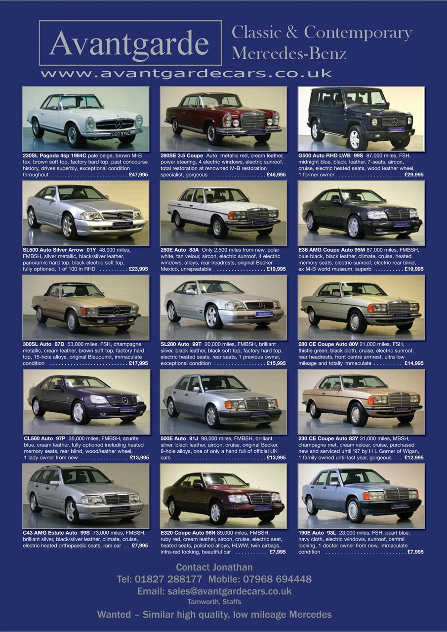 Mercedes Enthusiast Preview Pages