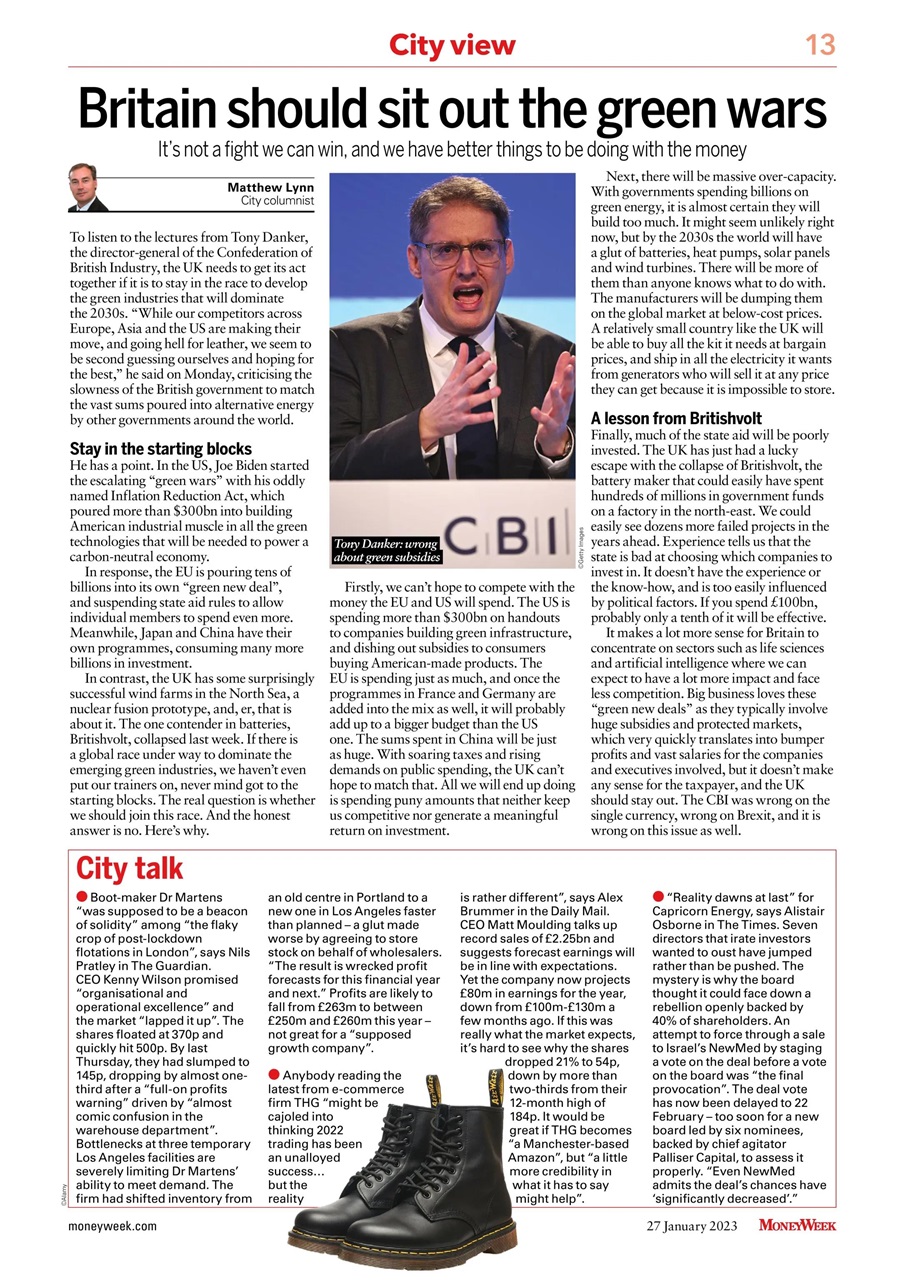 MoneyWeek Preview Pages