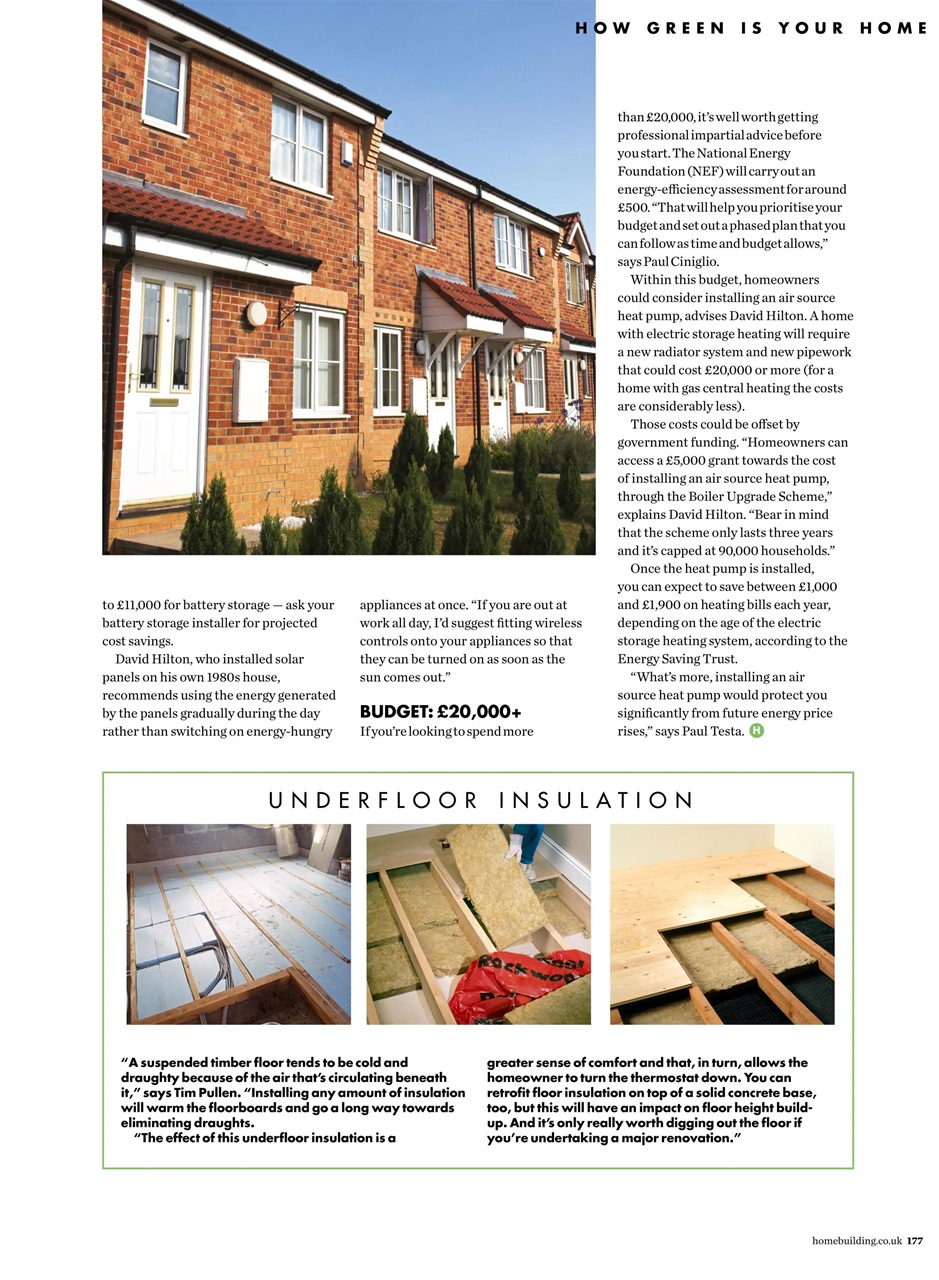 Homebuilding & Renovating Magazine Preview Pages