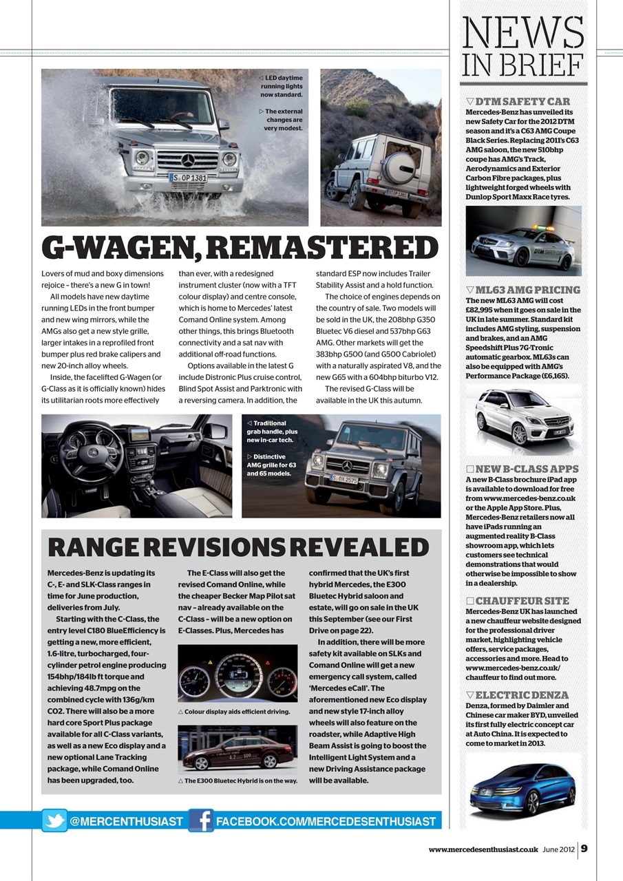 Mercedes Enthusiast Preview Pages