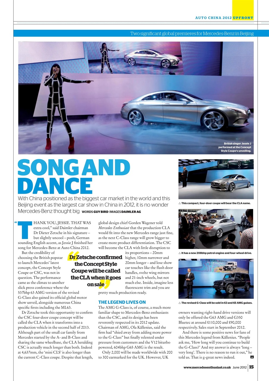 Mercedes Enthusiast Preview Pages