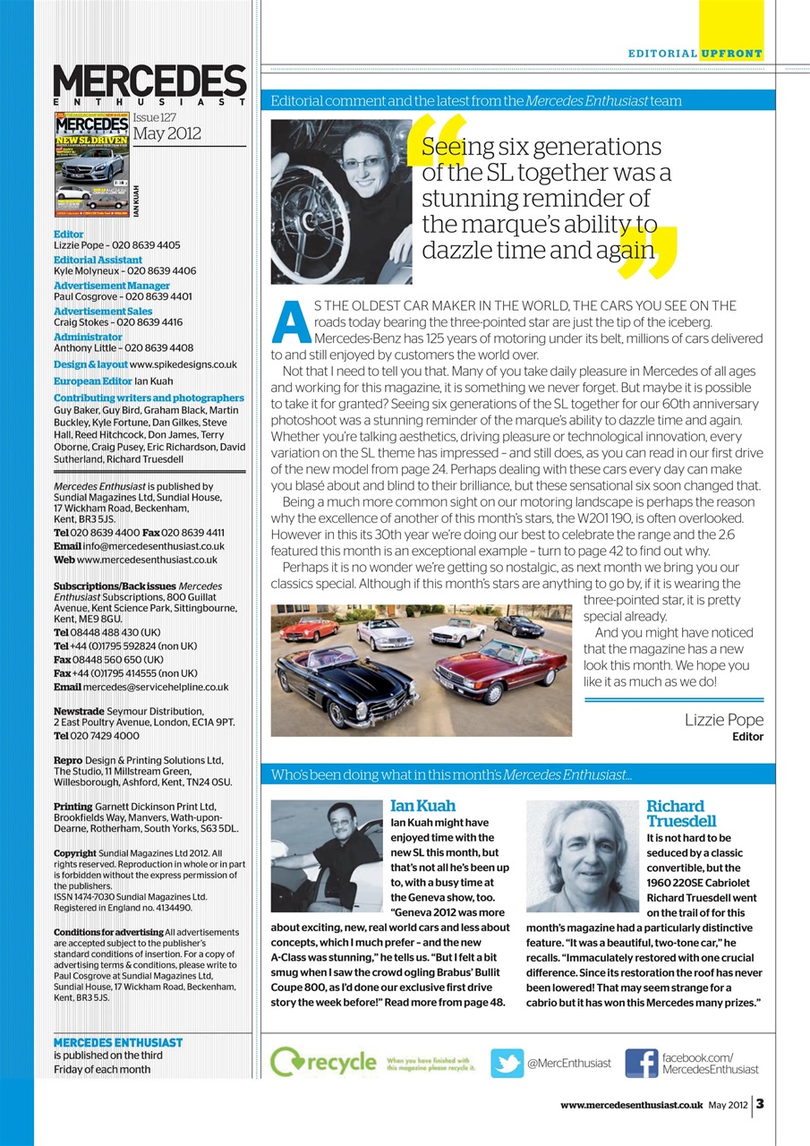 Mercedes Enthusiast Preview Pages