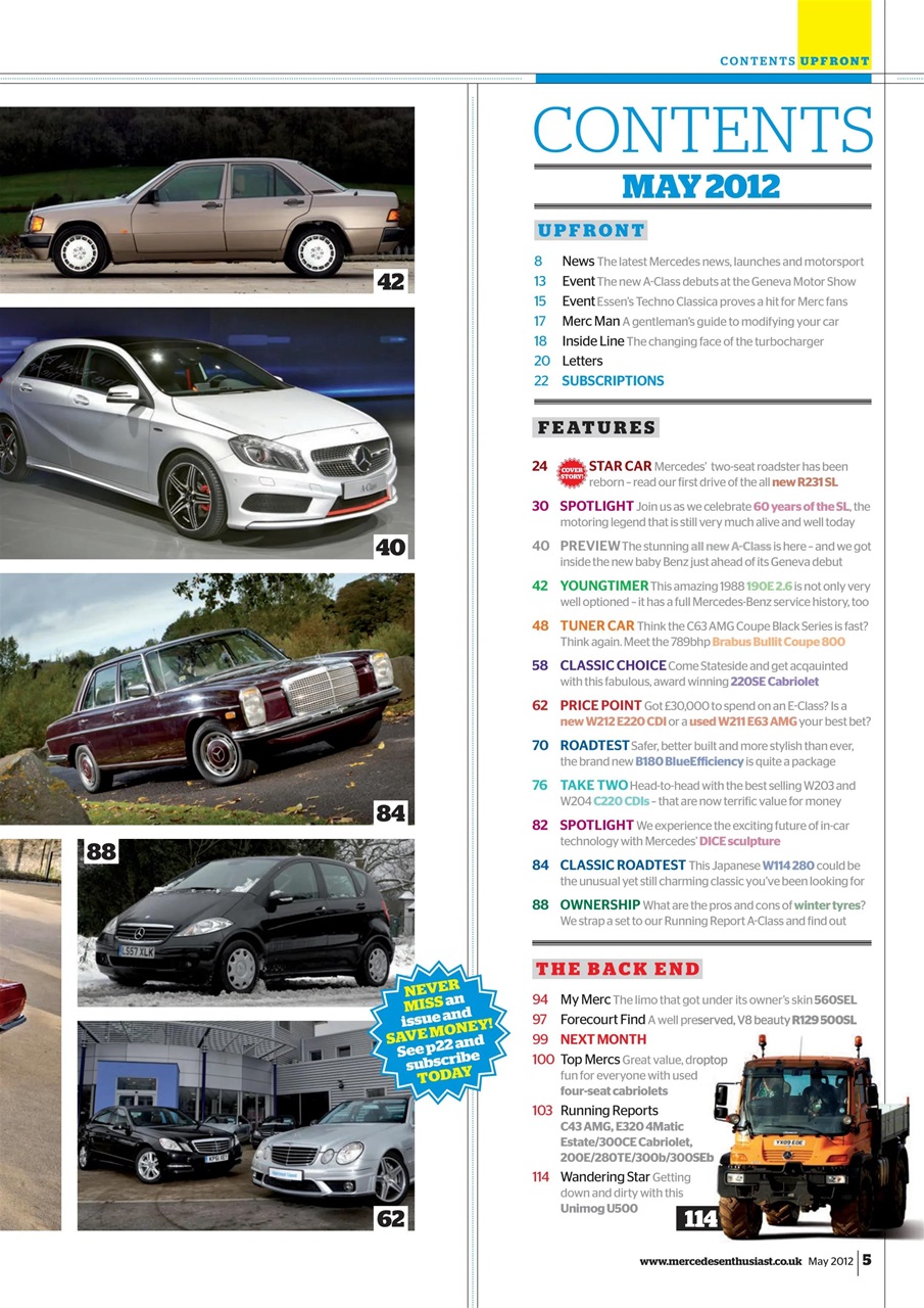 Mercedes Enthusiast Preview Pages