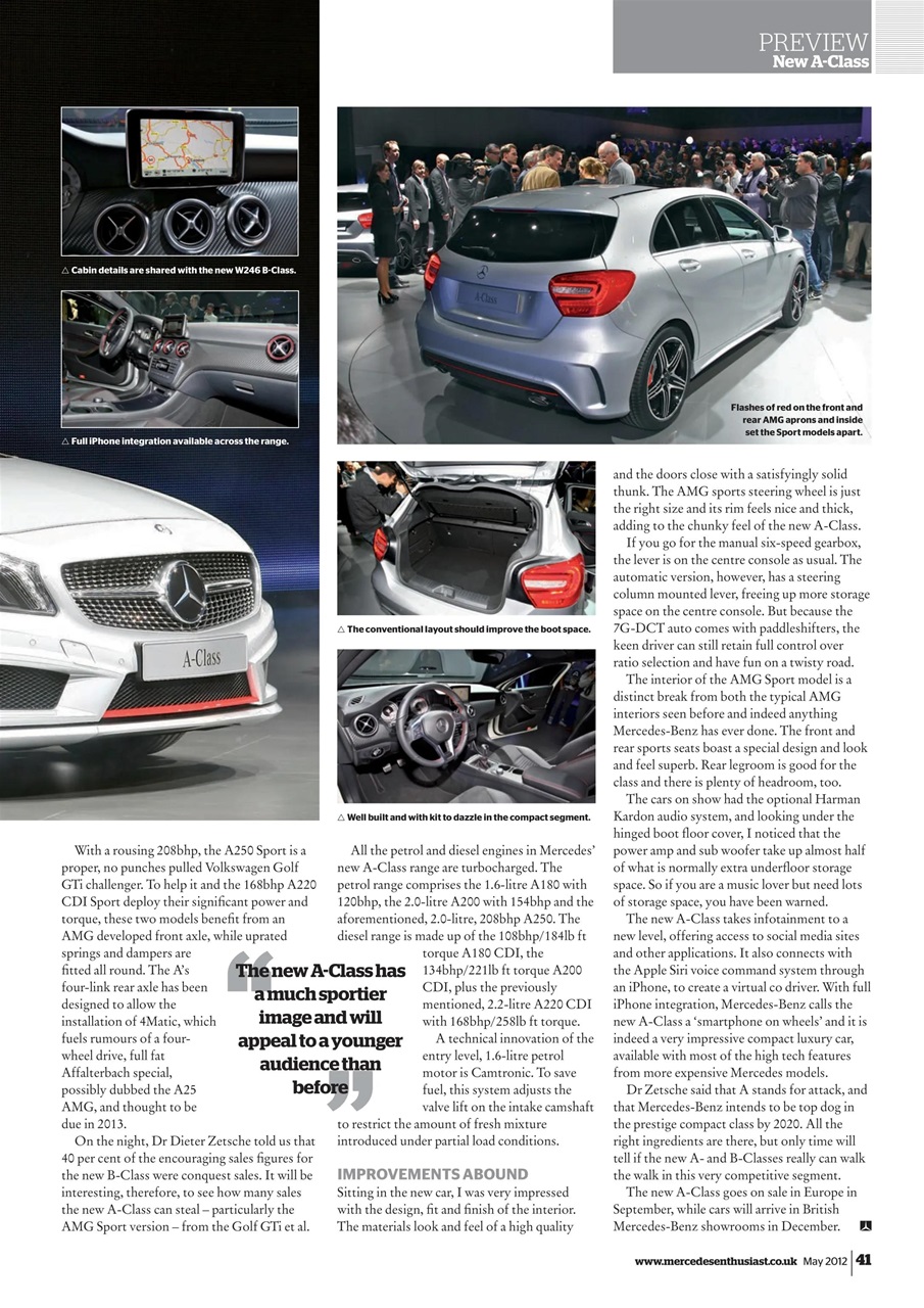 Mercedes Enthusiast Preview Pages