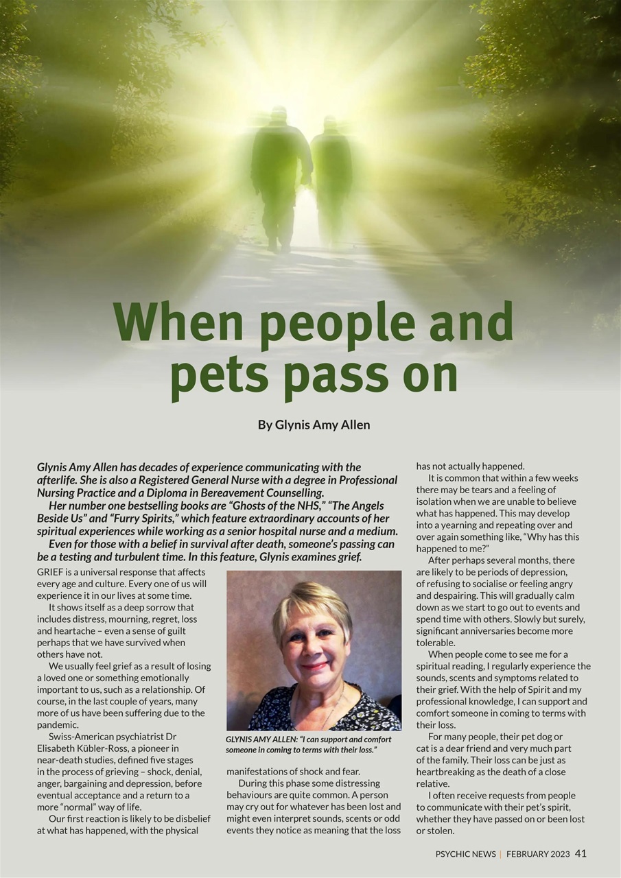 Psychic News Preview Pages