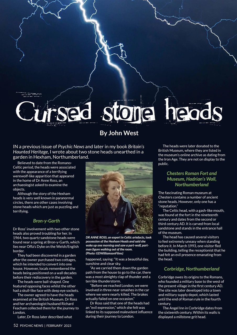 Psychic News Preview Pages