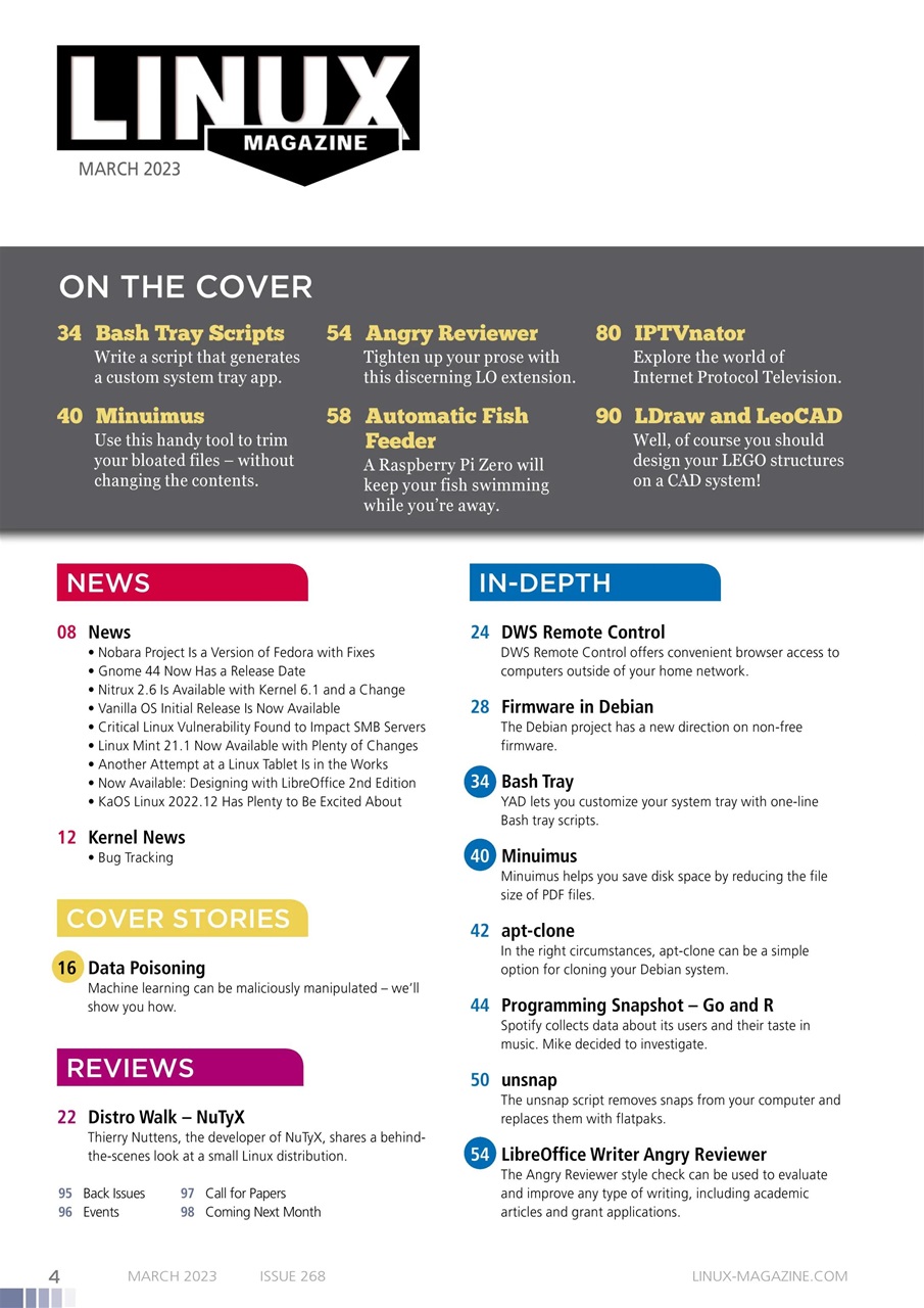 Linux Magazine Preview Pages