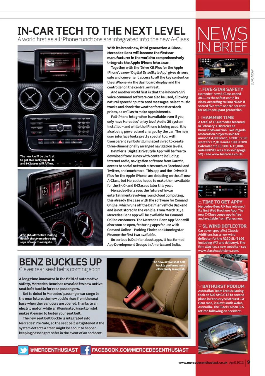 Mercedes Enthusiast Preview Pages