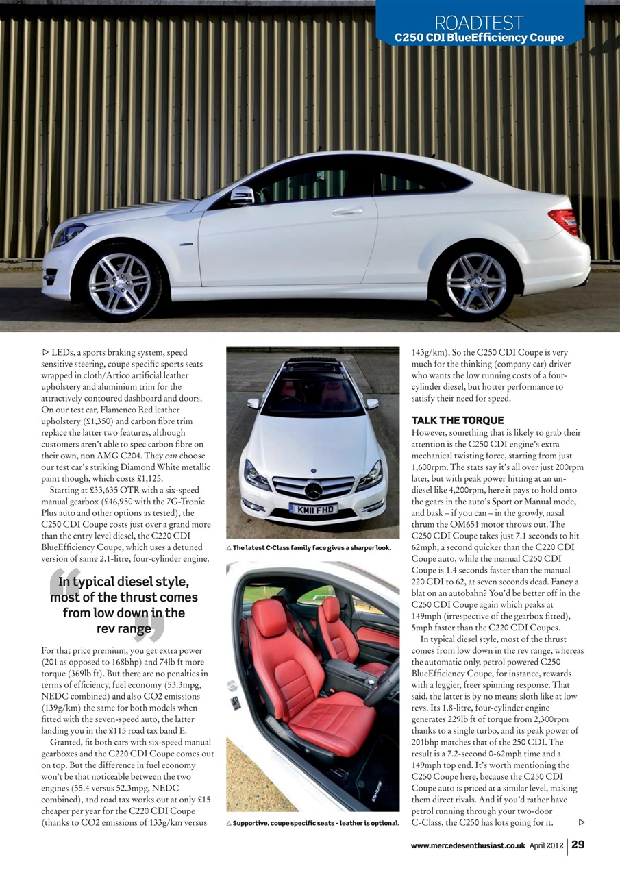 Mercedes Enthusiast Preview Pages