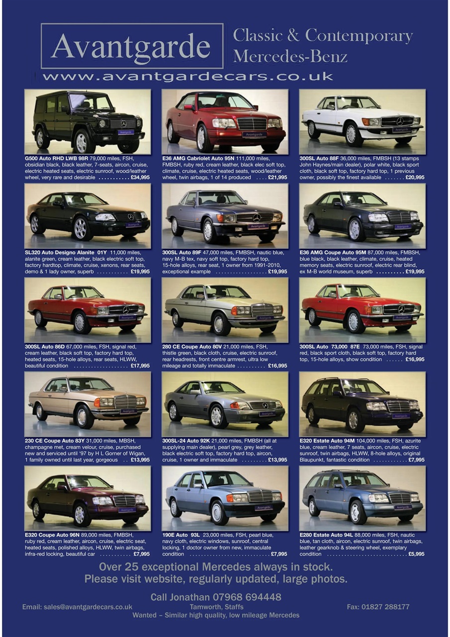 Mercedes Enthusiast Preview Pages