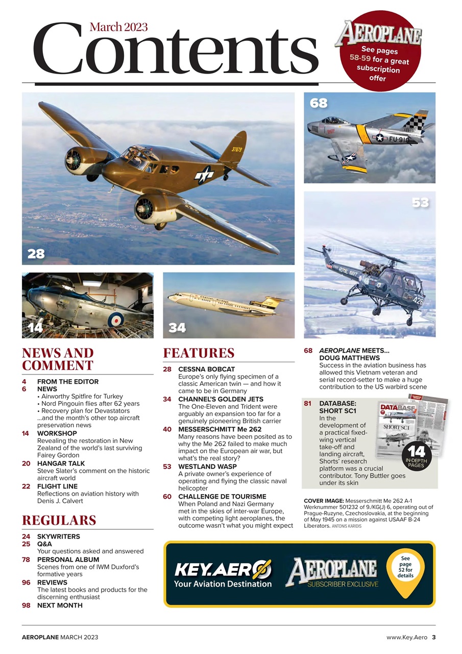 Aeroplane Preview Pages