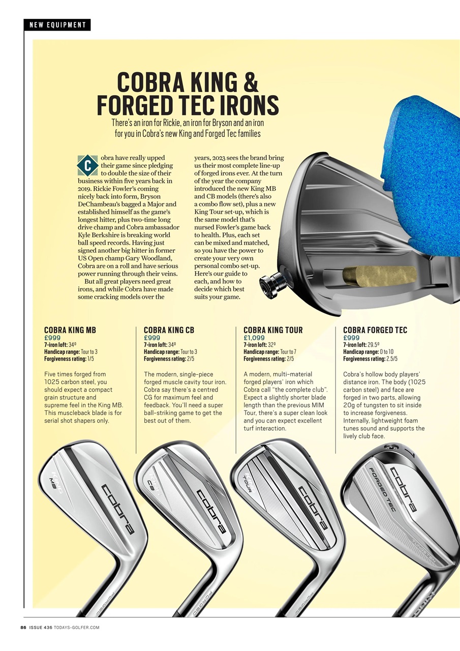 Today's Golfer Preview Pages