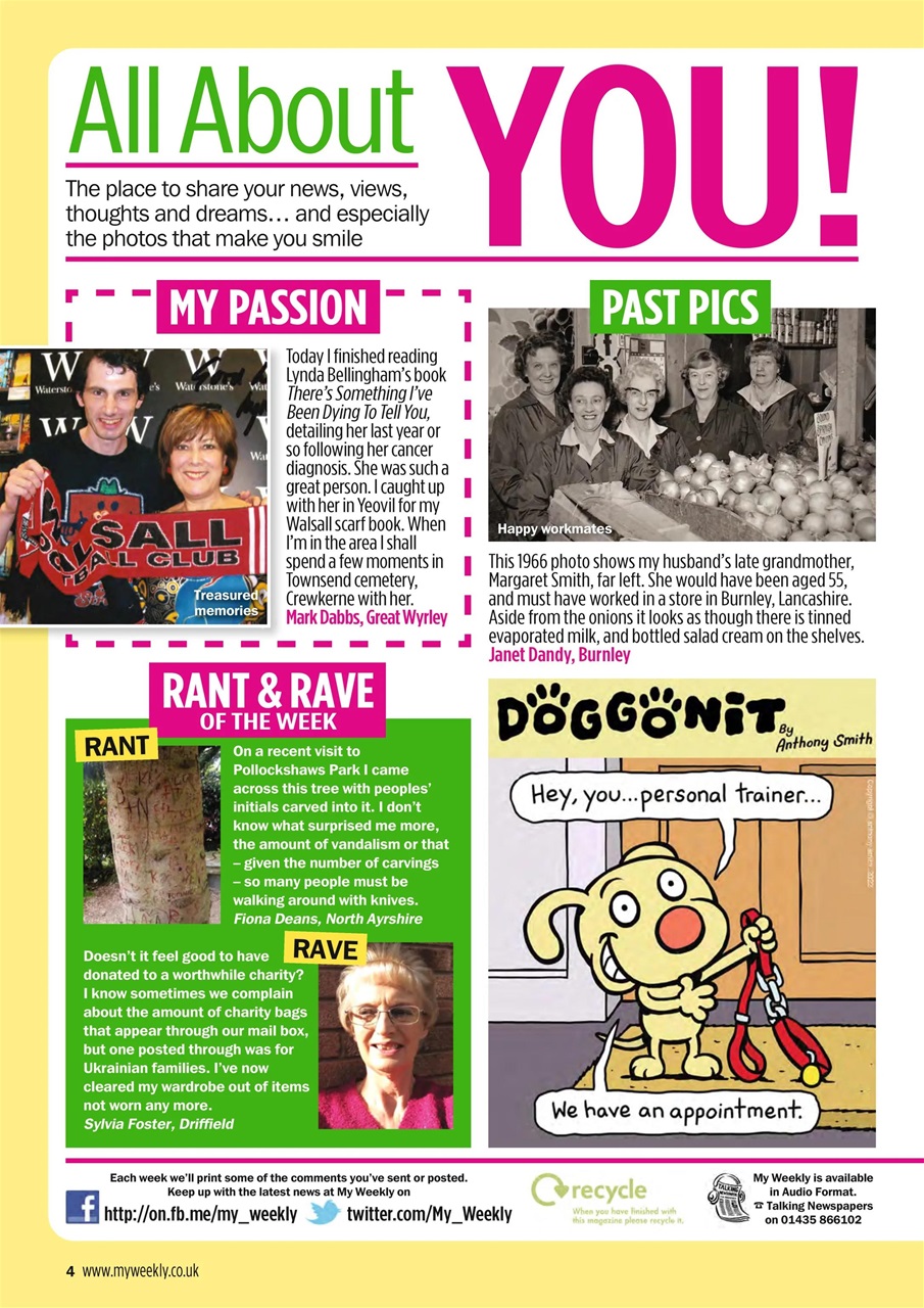 My Weekly Preview Pages